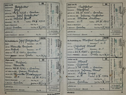 Family Register of Irimbert Patscheider