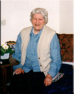 Maria VORDERWINKLER, (verh. MANN), an ihrem 90. Geburtstag
